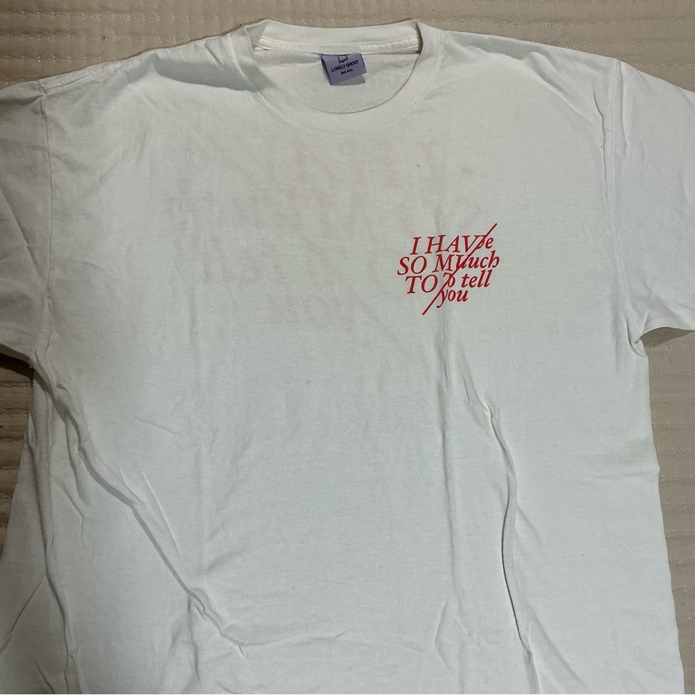 LONELY GHOST White GraphicTee